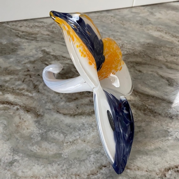 NEW Handmade Murano, Italy Glass blown fllower - Picture 5 of 9
